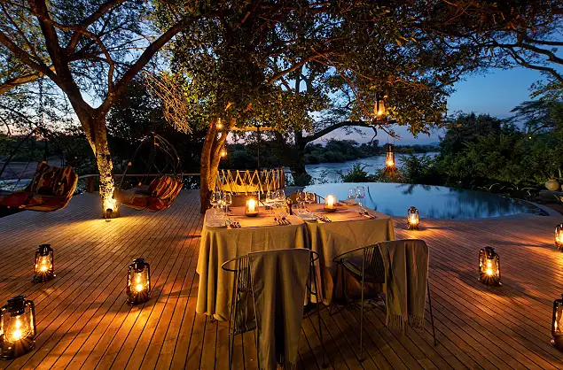 Boma dinner at Grumeti Serengeti Tented Camp