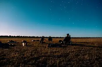 Dinner at your open air campsite, Lowveld Trails