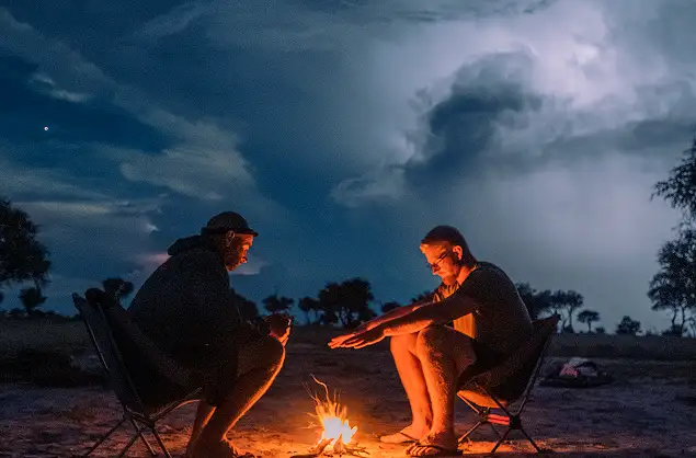 Evenings around the campfire, Lowveld Trails