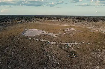 View of the pans, Lowveld Trails