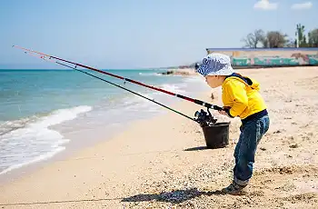 Fishing for the kids,  Bazaruto Island Resort