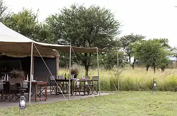 Lovely spaces to relax at Serengeti Wilderness Camp