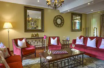 Lounge area, The Bishop's House, Rwanda