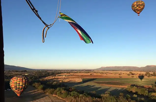 In flight over the Magaliesberg
