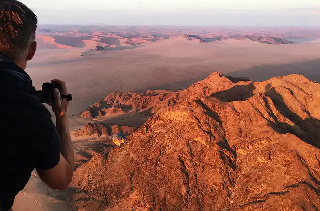 The Sossusvlei area offers incredible views, especially from the air