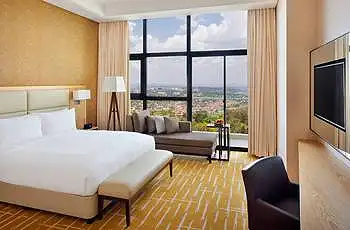 Room interior at Marriot Kigali, Rwanda
