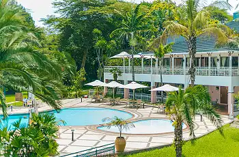 Swimming Pool, Lake Kivu Serena, Rwanda
