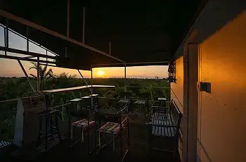 Sunsets from the lookout deck