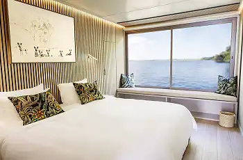 Bedrooms on board the Pangolin Voyager