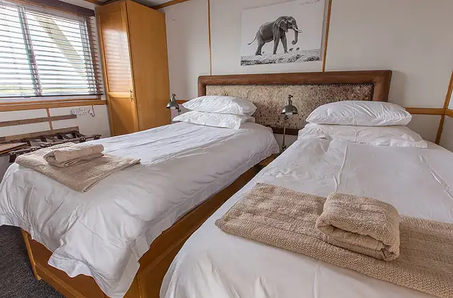 Cosy cabins on the Pangolin Voyager