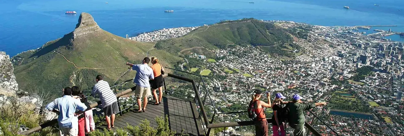 View from the top of Table Mountain, Cape Town