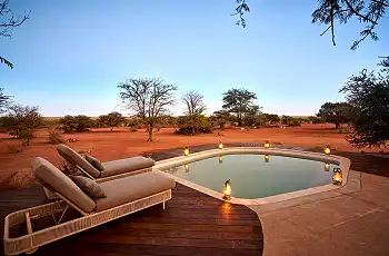 Tswalu Kalahari, in the remote northern part of South Africa