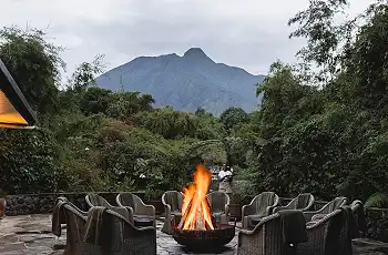 Boma area, Wilderness Sabyinyo Lodge, Rwanda