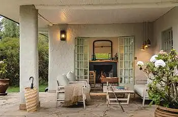 The verandah at Wilderness Sabinyo 