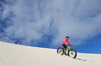 Sand dune cycling, Hermanus , South Africa, Escape & Explore