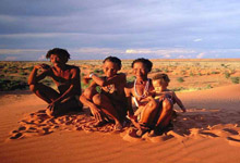 Bushmen on Overland Tour Bushmen on Overland Tour