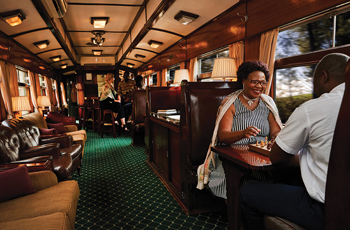 Dining car - Shongololo Express