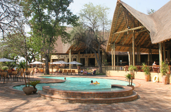 Swimming Pool, Chobe Safari Lodge, Botswana