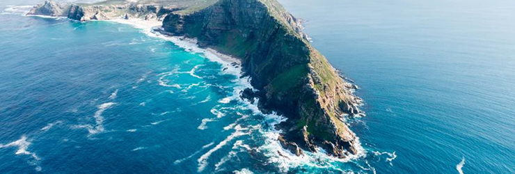 Cape Point from the air, South Africa