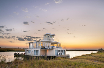 Chobe Princess, Chobe River, Moored for the night