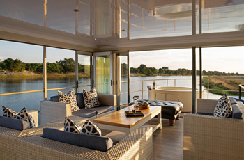 Main Area aboard the Chobe Princess