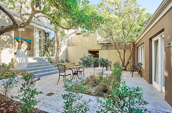 Interior gardens, Cloud Nine Boutique Hotel, Cape Town