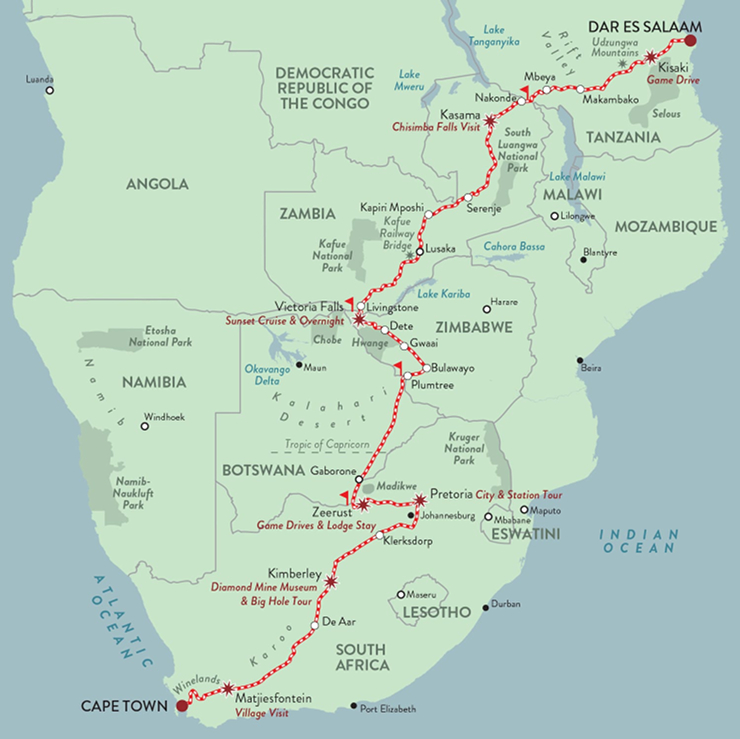 The Dar es Salaam Journey, Rovos Rail
