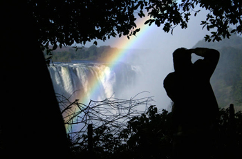 Walking Tour of the various view points at Victoria Falls, Zimbabwe