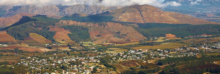 The Franschoek Valley, Cape Winelands, South Africa