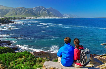 Hermanus is a small town famous for whale watching