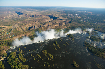 Victoria Falls from the air