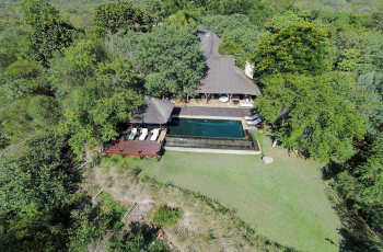 Aerial view of Khaya Ndlovu, near Kruger Park