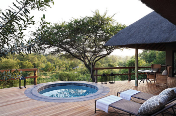 A suite at Londolozi Pioneer Camp, Sabie Sands Game Reserve