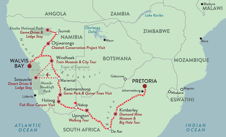The Namibia Journey, Rovos Rail