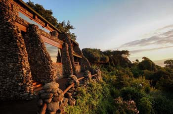 Ngorongoro Serena overlooks the famous Ngorongoro Crater