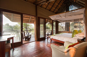 Room Interior at Rhino Post Safari Lodge, Kruger Park, South Africa