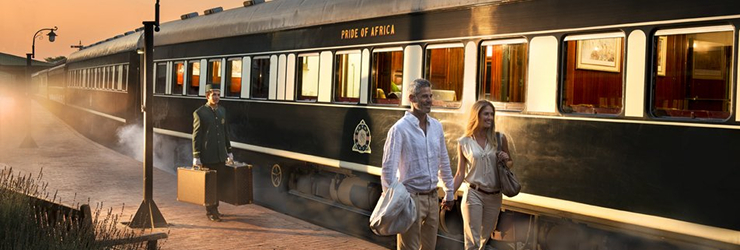 Rovos Rail is a luxury train that operates across South Africa