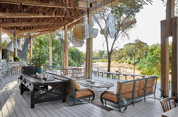 Saseka Tented Camp, View from the deck