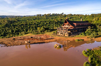 Aerial View, The Ark, Abedares National Park, Kenya
