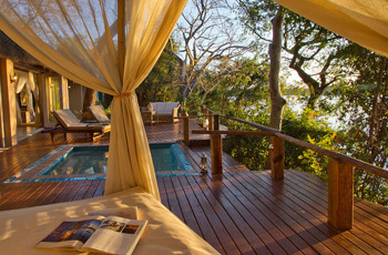 Tongabezi Lodge swimming pool