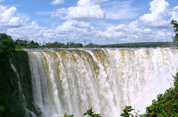 One of the many views of the Victoria Falls