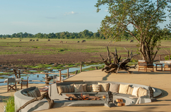 View from Kafunta Lodge, South Luangwa, Zambia