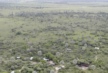 Aerial view, Camp Kalahari