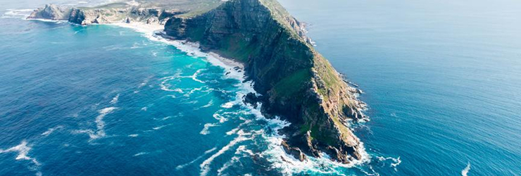 The craggy Cape Peninsula about 1 hour from Cape Town