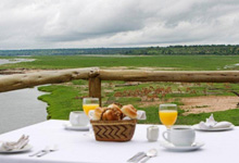 Breakfast at Chobe Game Lodge