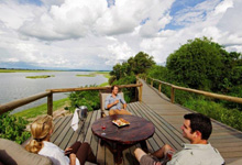 Chobe Game Lodge, Deck