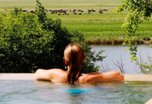 Swimming pool, Chobe Game Lodge