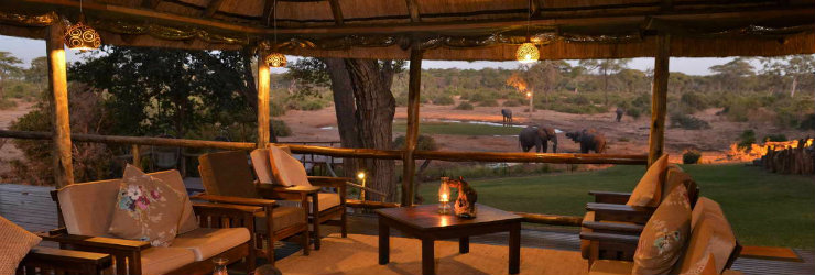 Elephants at Elephant Valley Lodge, near Chobe