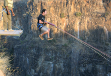 Bridge swing, Victoria Falls