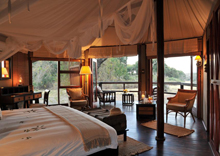 Hamiltons Tented Camp Room Interior, Kruger National Park